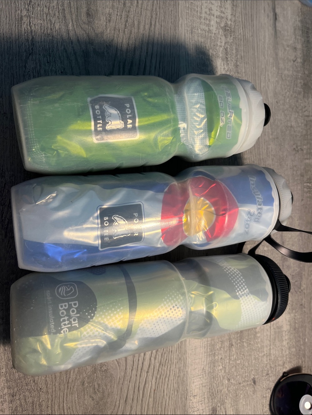 Insulated Sports Water Bottle - Green